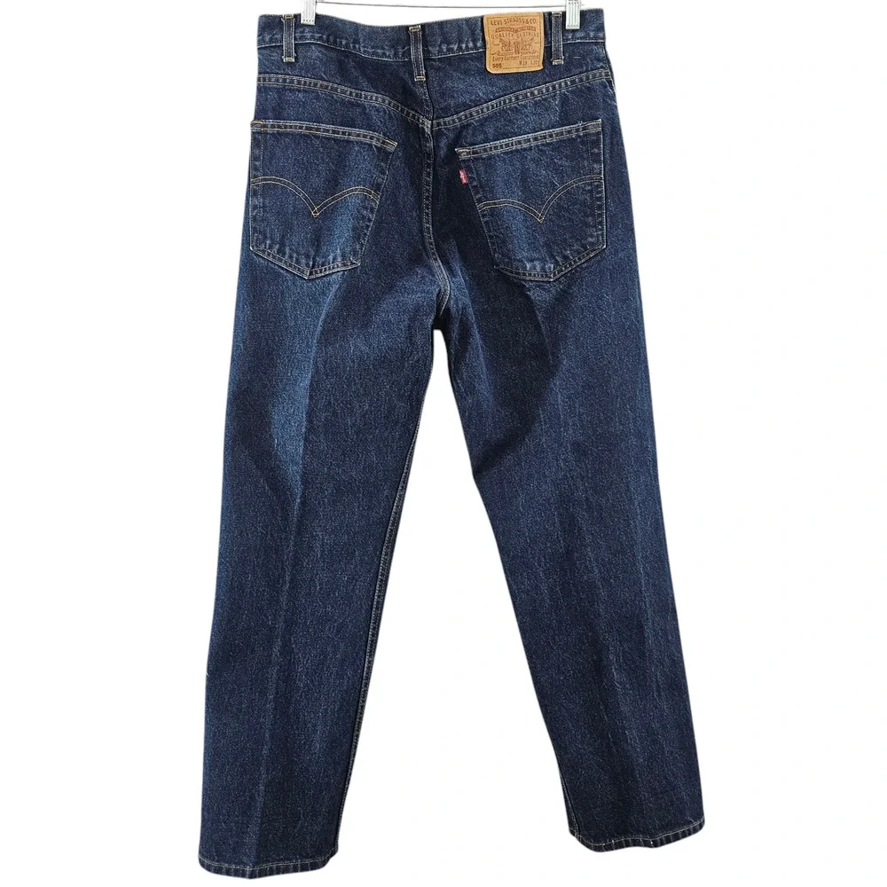 Vintage Levi's 505 Jeans Men's Size 38 x 30 Y2K Straight Leg Regular Fit